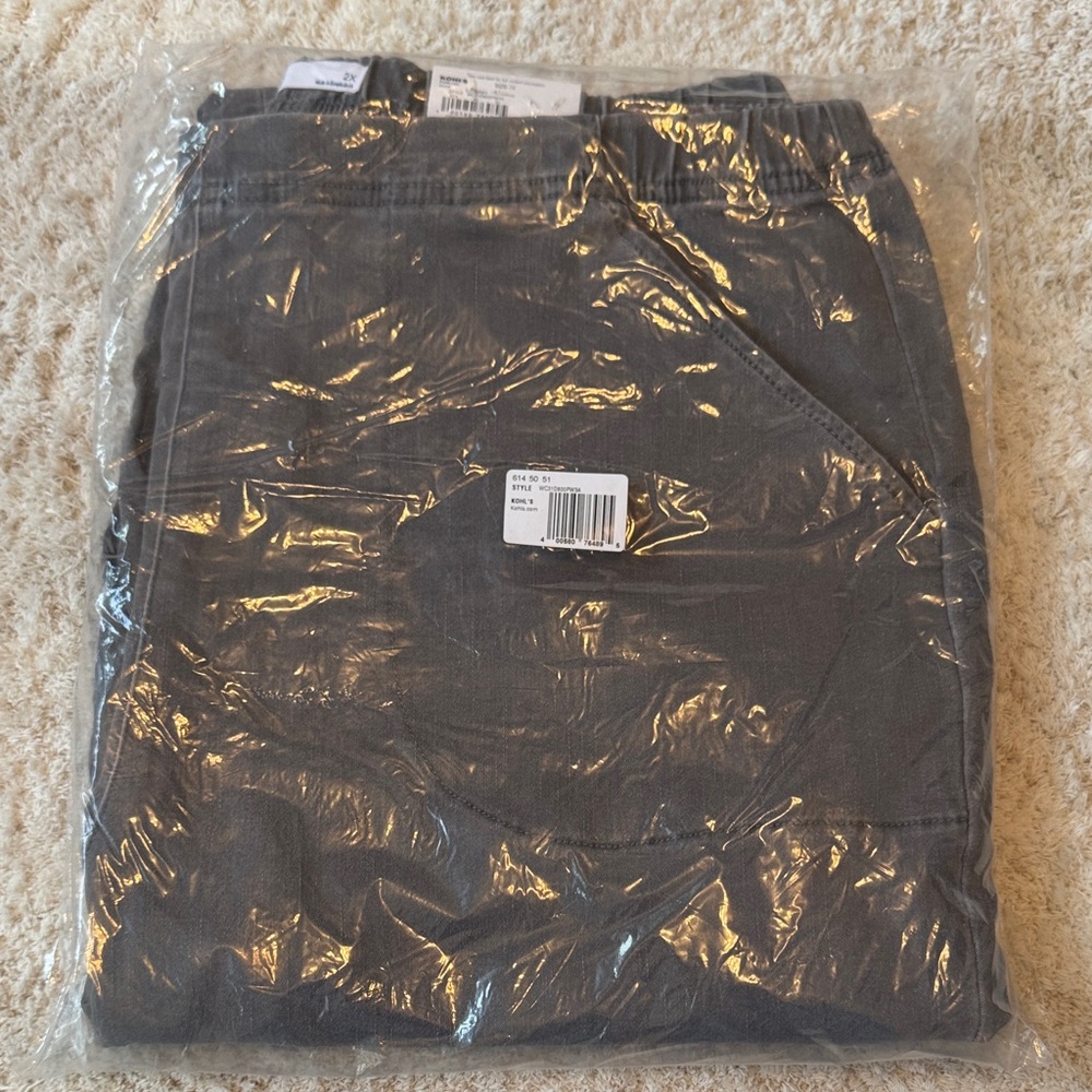 Croft & Barrow Straight Mid Rise Pant